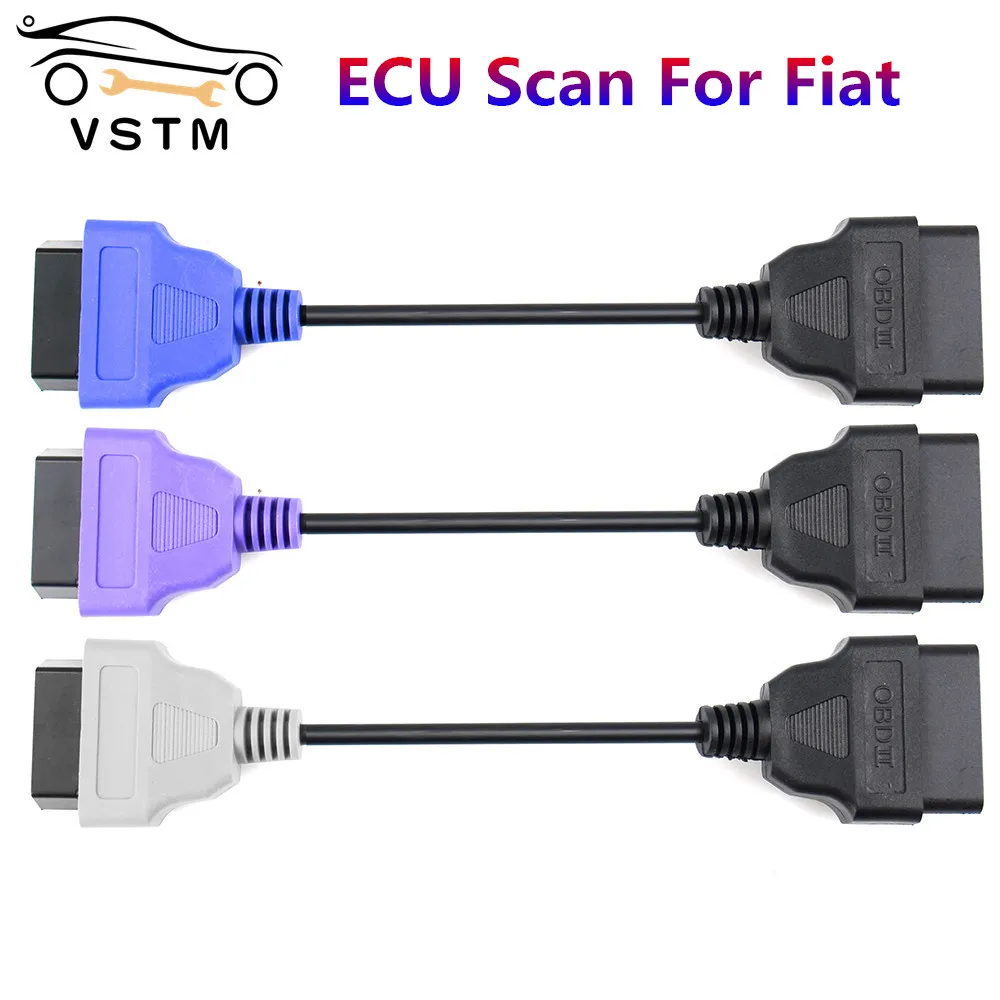 2021 NEW For FiatECUScan Adapter OBD OBD2 Connector MultiECUScan ABS Airbag obd2 scanner Diagnostic cable for Fi-at ECU Scan | Автомобили