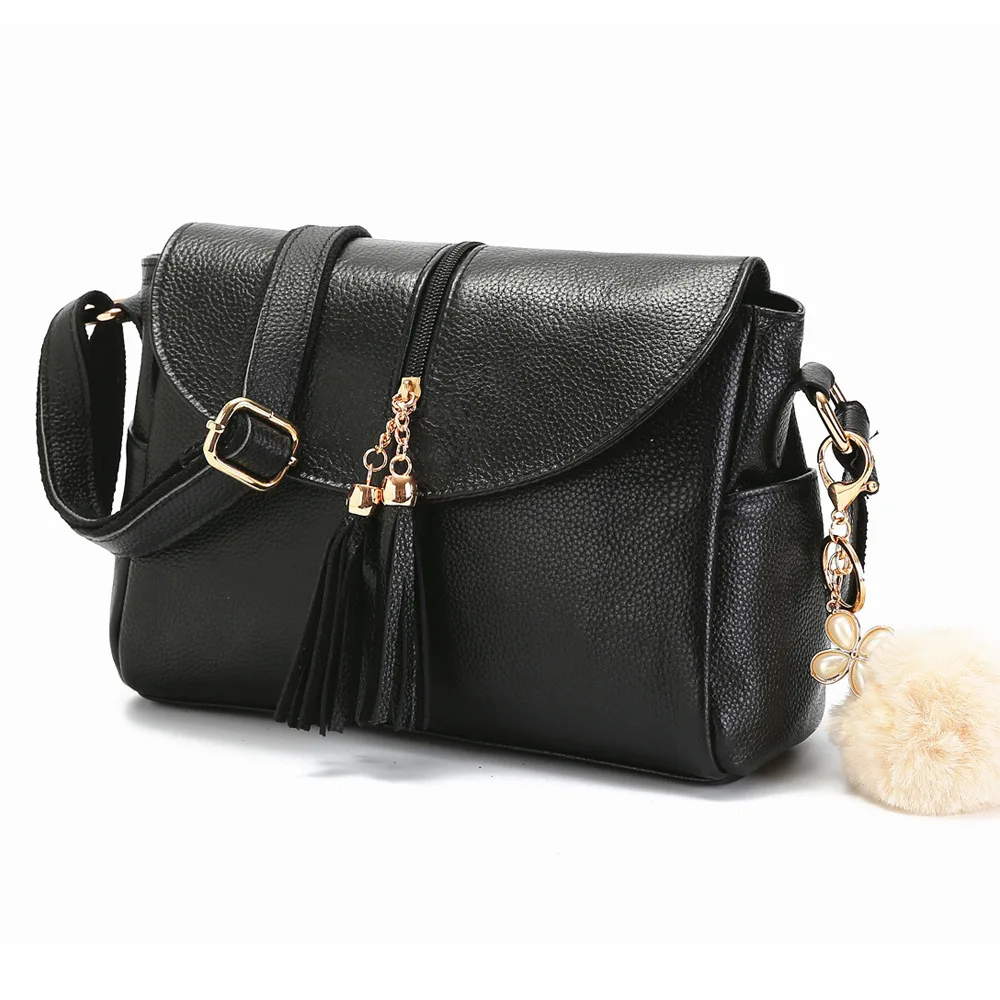 

Cross Border Supply of Goods Amazon Foreign Trade WOMEN'S Leather Bags First Layer Cowhide Leather Single-shoulder Bag Over-the-