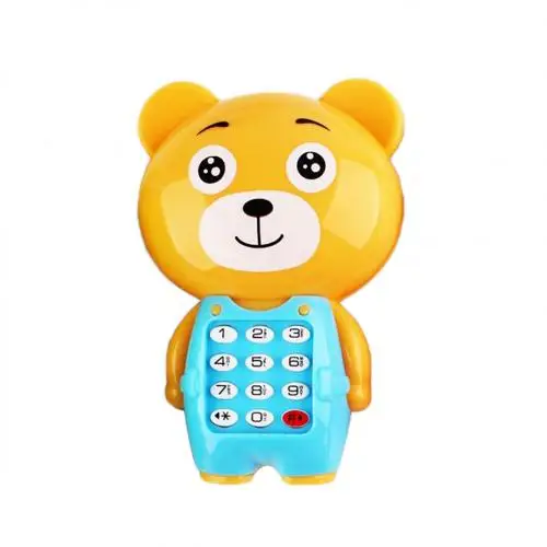 Bear Забавная детская креативная мультяшная музыкальная игрушка для мобильного телефона, обучающая игрушка, подарок - Цвет: Bear