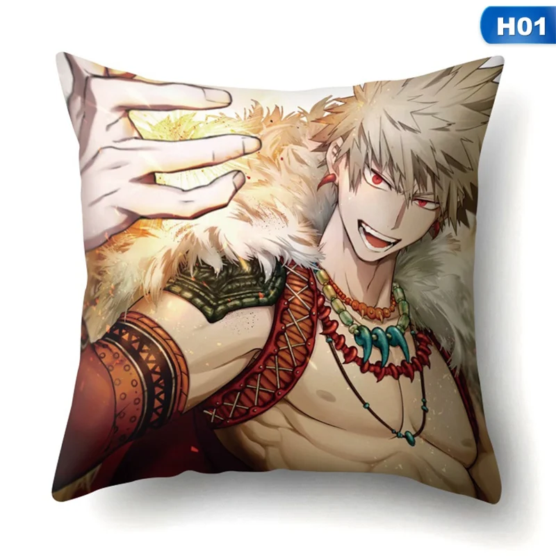 Anime Manga Boku No Hero Academia My Hero Academia Midoriya Ikuhisa Pillow 45*45cm Pillow Case Cover Seat Bedding Cushion