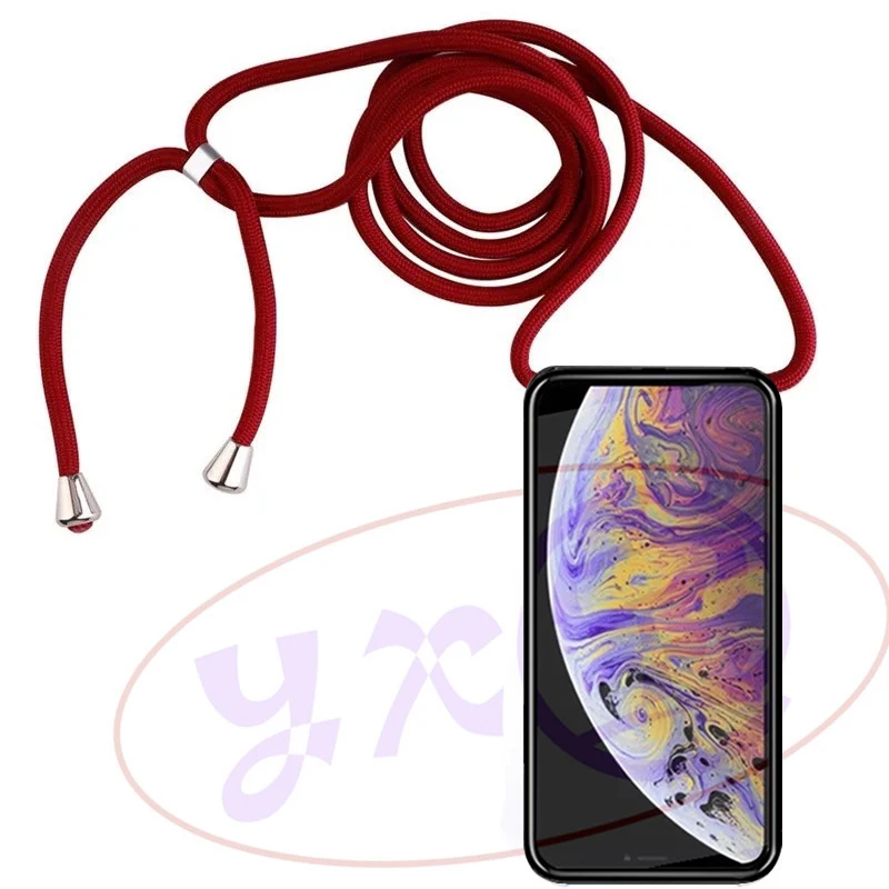 Чехол с ремешком на шею для Sony Xperia 1 II 5 Plus 10 XZ Premium XZS XR X Performance Compact