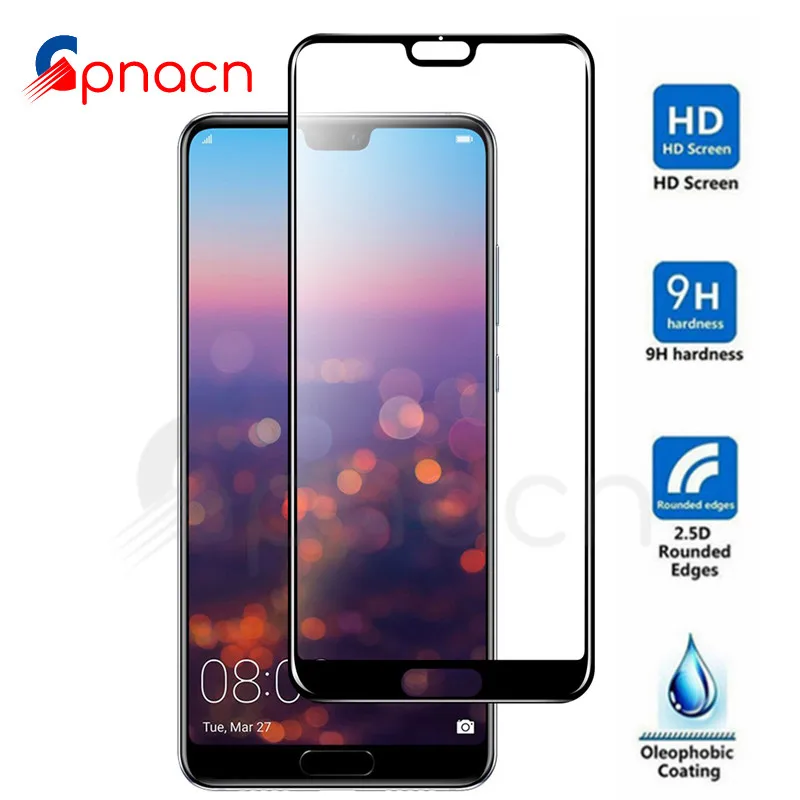 

9D Full Cover Tempered Glass For Huawei P20 Lite Pro Screen Protector For Huawei Nova 5 5i 4 4E 3 3i 3E P Smart Protective Film