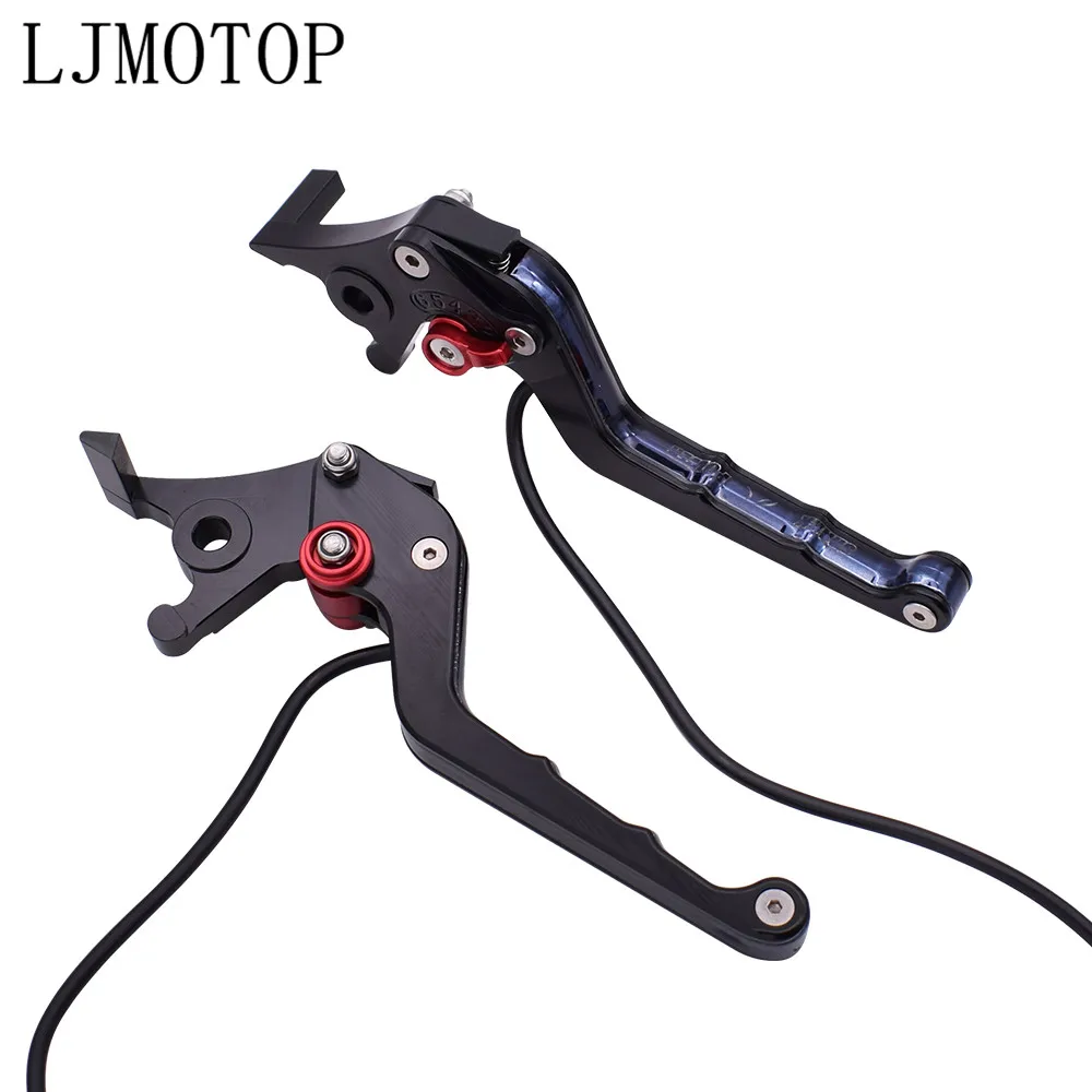 Black Парковочные складные рычаги для YAMAHA NMAX 155 N-MAX155 N-MAX150 NMAX150 мотоциклетные алюминиевые тормозные рычаги сцепления - Цвет: Black