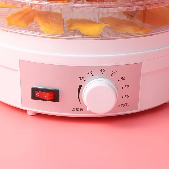 DMWD осушитель для пищевых продуктов, сушеные фрукты, овощи, травы, мясо домашних животных, сушильная машина, пять слоев, сушилка для закусок, воздуха, 5 лотков, 110 В, 220 В, штепсельная вилка европейского и американского стандарта