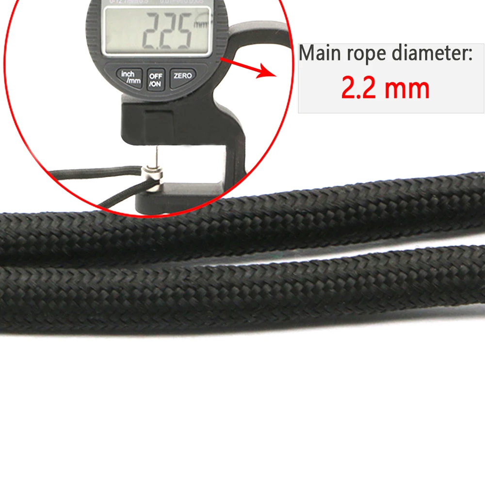 5/10Pcs 20CM 손전등 스트랩 매는 밧줄 슬링 EDC 야외 도구 블랙 Paracord Ajustable 안티 분실 토치 카메라 전화 키트