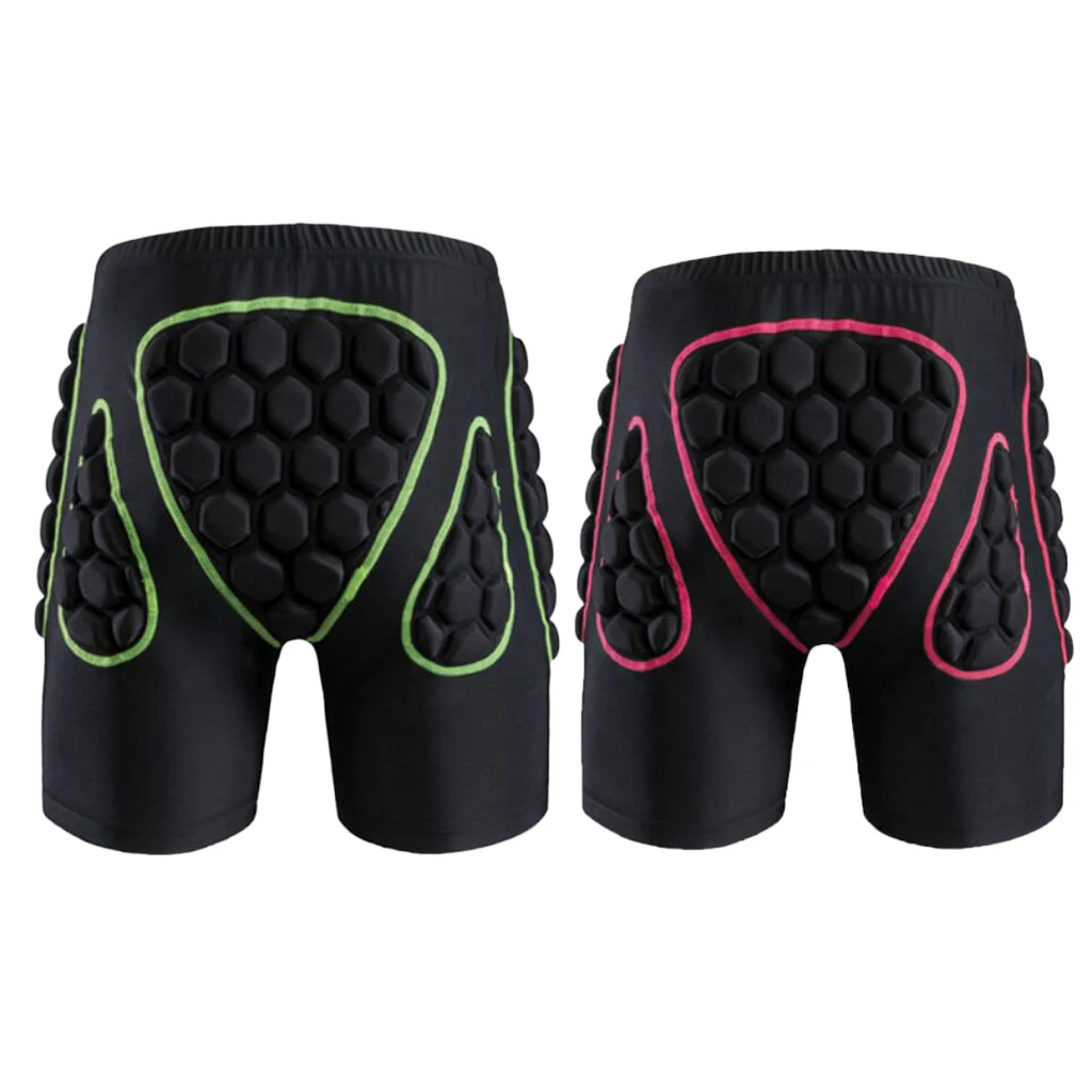 Skiing Skating Snowboarding 3D Padded Shorts Hip Protective Pants Skating Hip Pants Protection Skateboard Hip Pad Shorts 