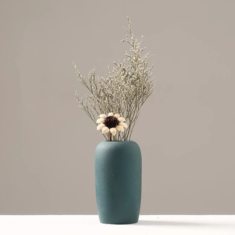 Керамическая маленькая ваза для гостиной сушеные цветы украшение рабочего стола