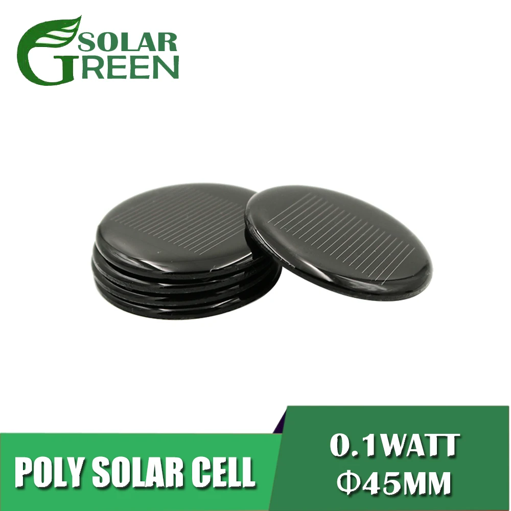 5pcs 0.1Watt 2V 50mA DIY Battery Charger cable Solar Panel Polycrystalline Silicon Module Mini Cell wire toy | Обустройство дома