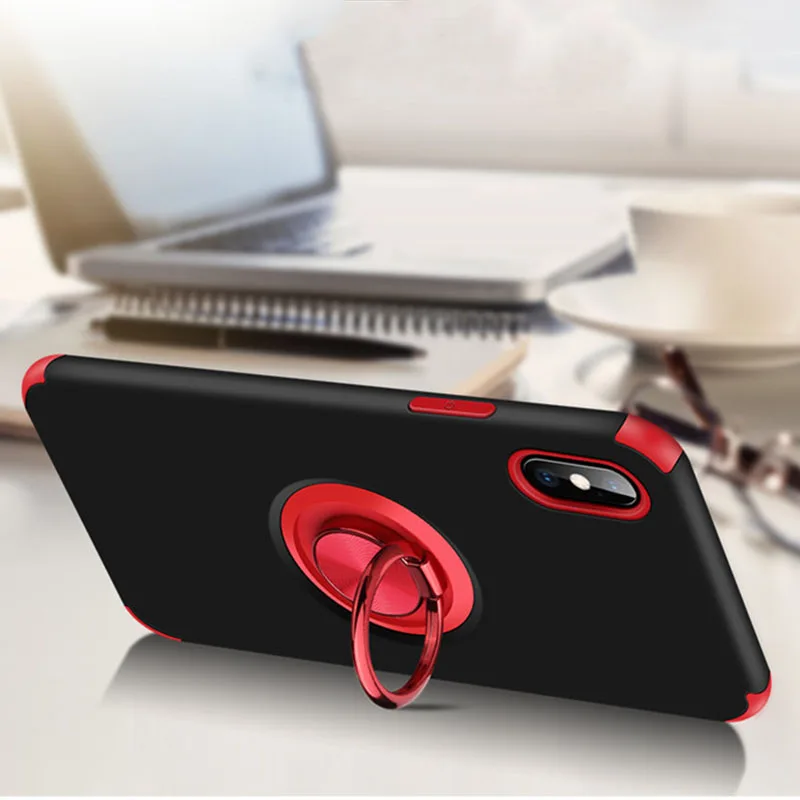 

For Huawei P30 Lite Pro P Smart Z Nova 4e Y9 Prime 2019 Magnetic Colorful Invisible Case For iPhone 2019 Bracket Cover Couqa