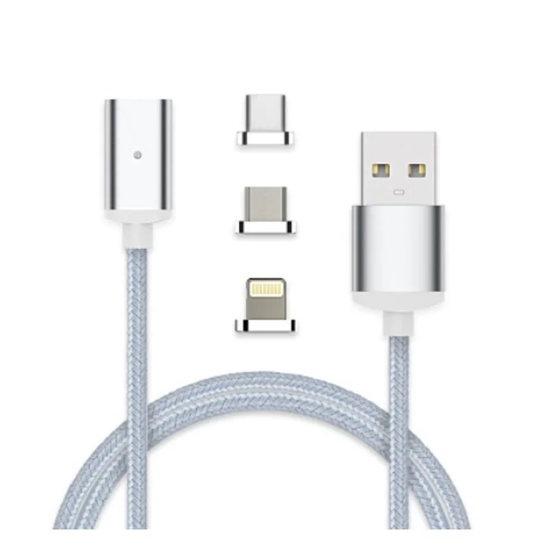 Магнитный кабель для iPhone Магнитный зарядный Micro USB кабель usb type C USB C кабель для samsung huawei 3A быстрое зарядное устройство