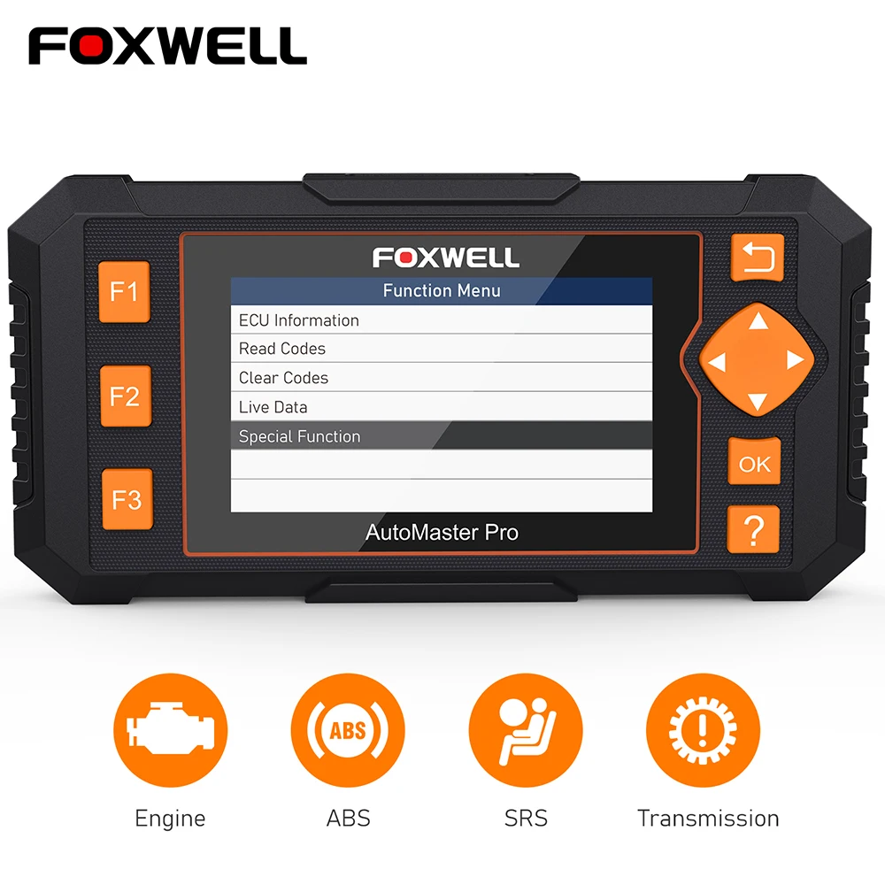 Автомобильный сканер Foxwell NT634 приборы для диагностики системы OBD2 с подушками