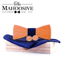 Для мужчин дерева Галстуки corbatas para hombre классический Бизнес шеи деревянный галстук-бабочка для мужской костюм для галстук для свадебной вечеринки modis