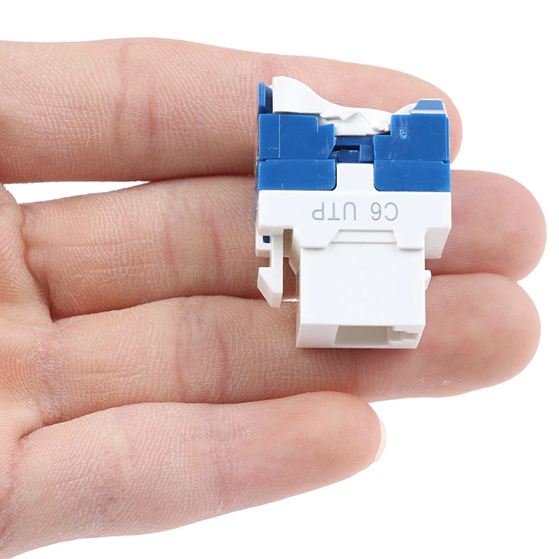 1 шт. CAT6 инструмент меньше Keystone Jack, AMPCOM RJ45 самоблокирующийся Cat.5e Keystone модуль адаптер без пробивочного инструмента необходимые муфты