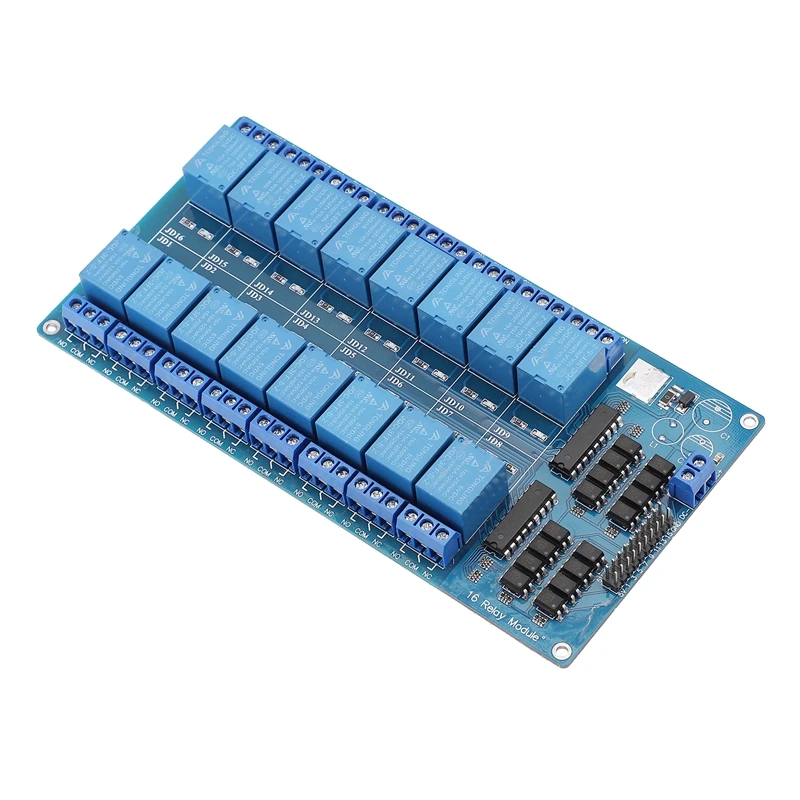 16 дорога/релейный модуль канала с LM2576 Питание с светильник муфта для Arduino PIC ARM DSP AVR для Raspberry Pi B62