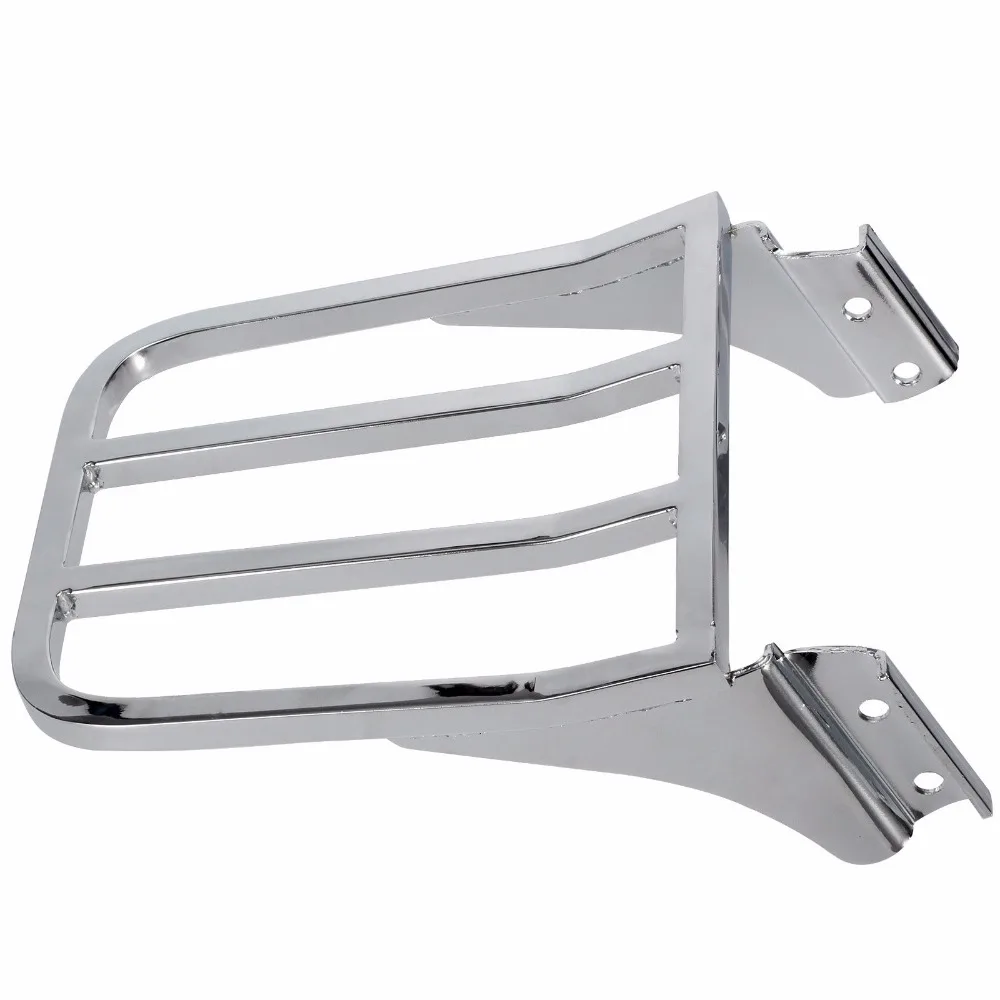Хромированная мотоциклетная задняя спинка Sissy Bar багажная стойка для Harley 2004-позже Sportster 883 1200 XL883 XL1200 Dyna Softail на заказ