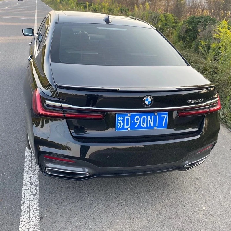 

For BMW 7 Series G11 G12 730 740 750 Spoiler 2019 2020 2021 High Quality ABS Material V Style Car Wing Accessories Body Kit