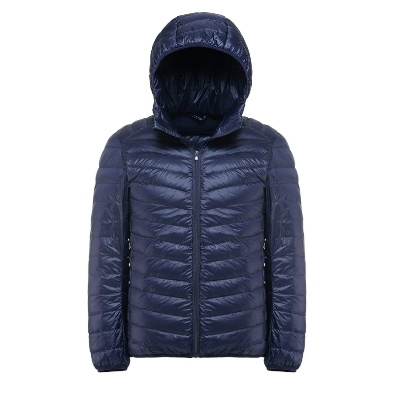 

2019 Down jacket men's cap short light white duck down large size pure autumn and winter new style -YPFS