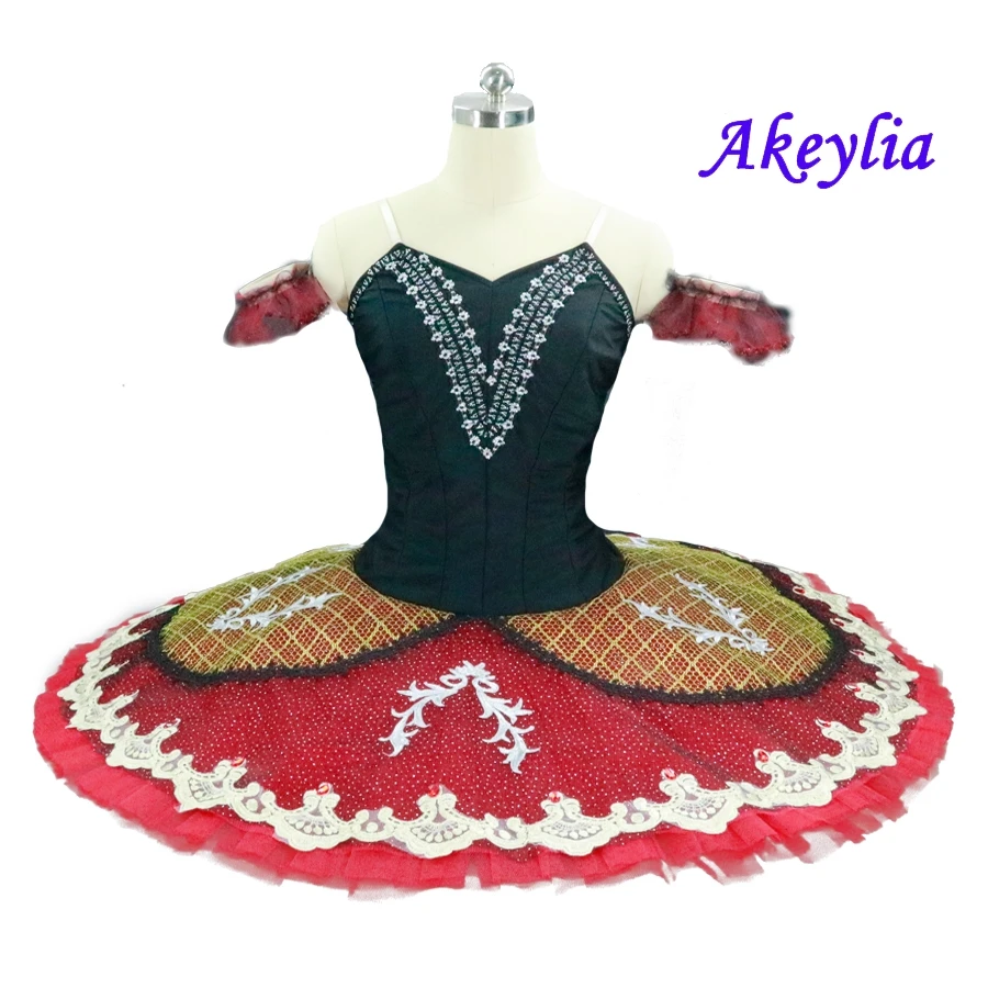 Adult black Burgundry Ballet Tutu Girls 10 Layers Emerald Professional Ballet Tutus red pancake Tutu Dress for women