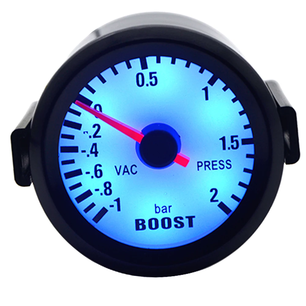 DepoTuning 2 ''52 мм турбо Boost бар Калибр с синим светодиодом+ калибровочный держатель комбинация
