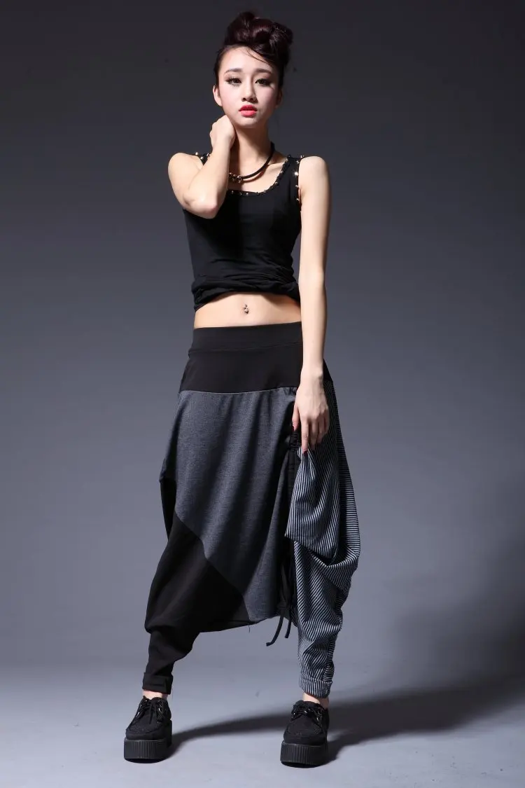pantalones mujer большие брюки толстые зимние новые штаны-шаровары женские штаны индивидуального свободного размера плюс женская одежда