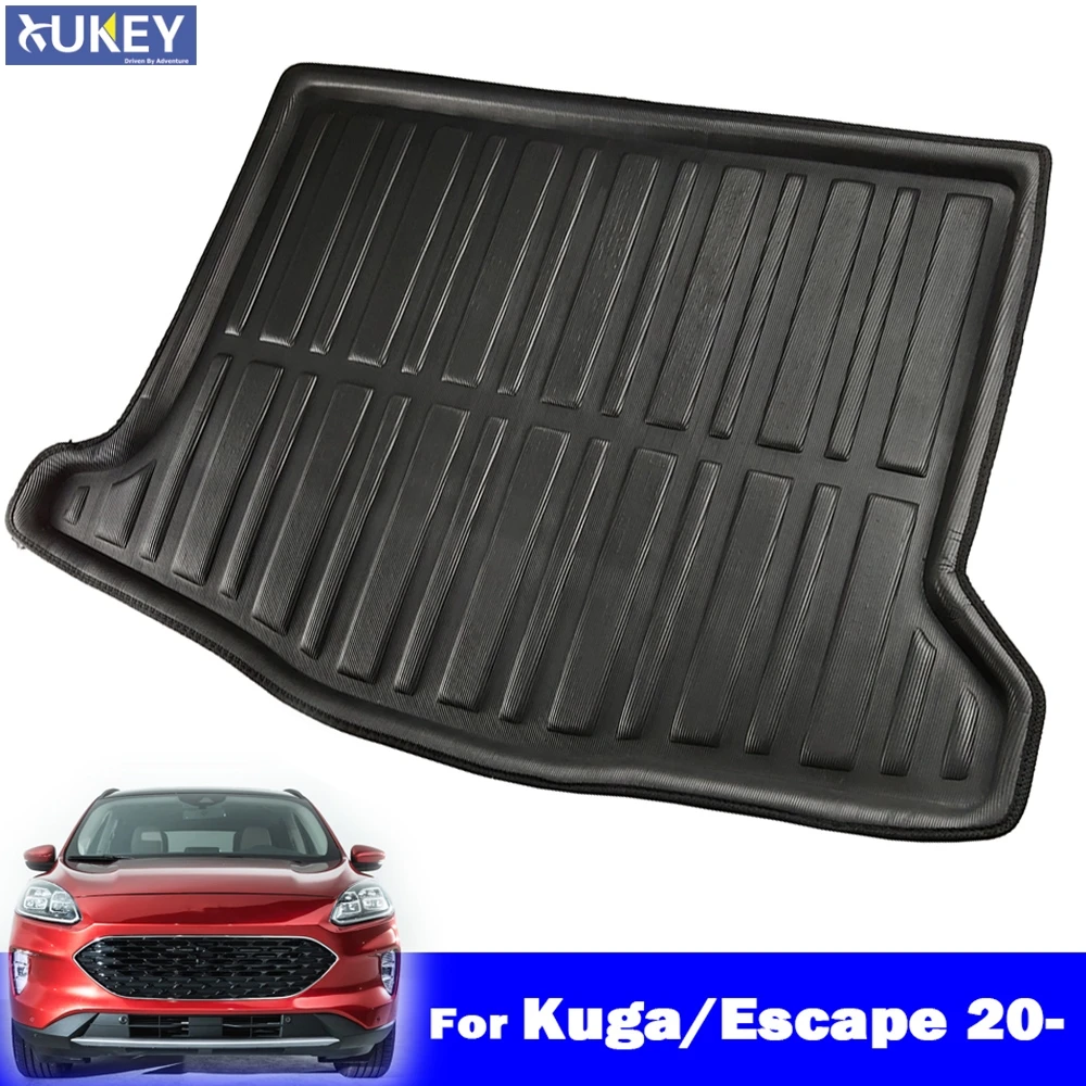 Tapis de coffre en polymère pour Ford Kuga MK3 Escape MK4 2020-2023,  doublure de coffre, tapis de bagages