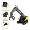 2.4G Double E E568 RC Truck 1/16 3In1 Alloy RC Simulation Excavator 12CH Remote Control Big Engineer Vehicle Kids Christmas Toys 4