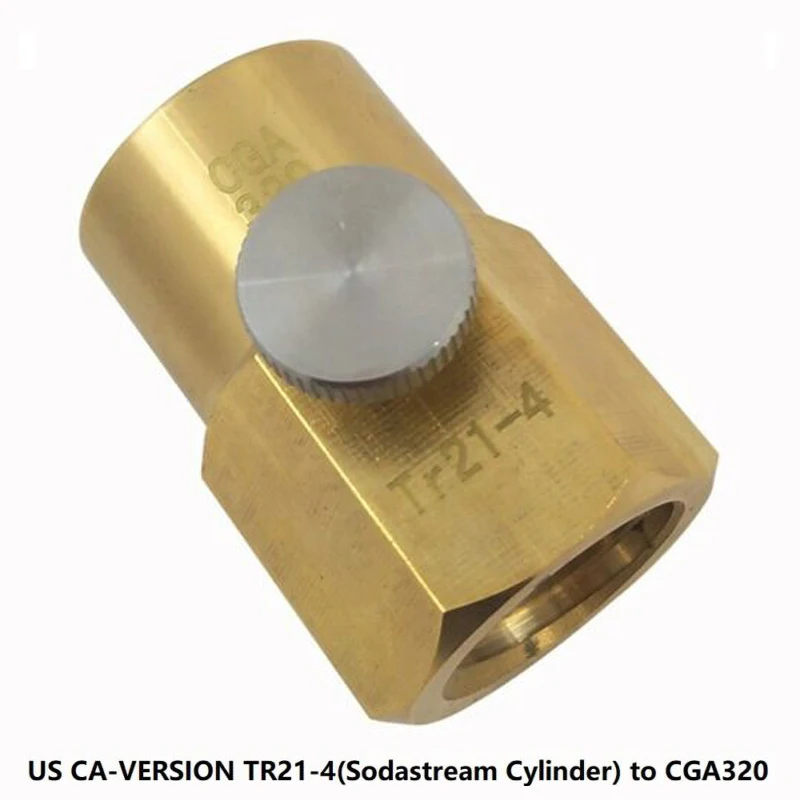Газовая плита пропан адаптеры для заправки для SodaStream цилиндр Заправка Адаптер кровоточного клапана Разъем