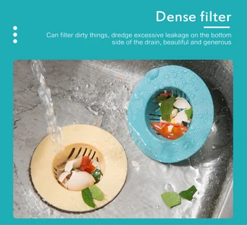

Bathroom Sink Drain Strainer Stopper Rubber Circle Silicone Sink Strainer Filter Stopper Floor Drain Hair Kitchen Basin Stopper