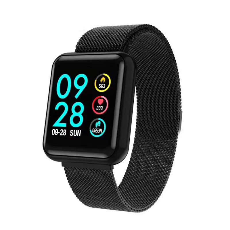 

GIAUSA P68 Smart Watch With Blood Pressure SPO2 Heart Rate Monitor IP68 Waterproof Activity Tracker Smartwatch PK Xiomi Fitbits