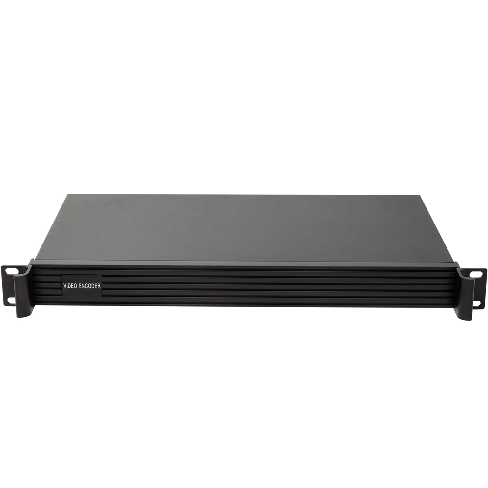 1U Rack HEVC H.265 SD HD 3g SDI к IP HD видео кодер IPTV кодер 2 канала прямой поток RTMP кодер SDI к H.264 H.265