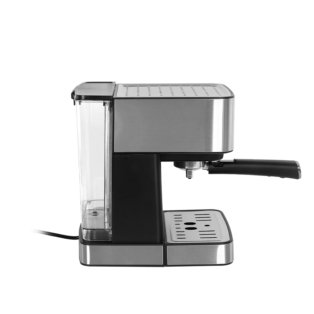 220v 1.5l 850w 58mm Filtro 20bar Bomba grano a taza Cafetera Espresso  Cafetera con molinillo para el hogar y la oficina