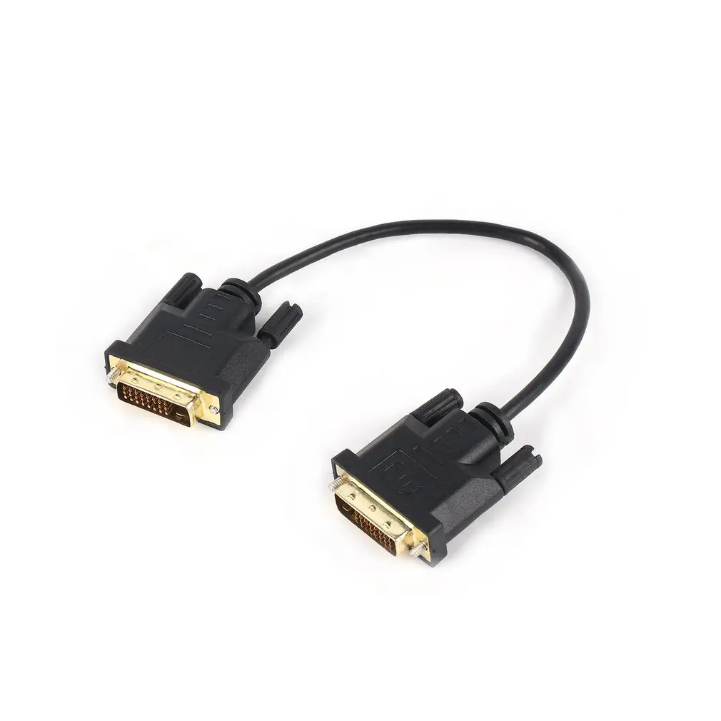 Офис DVI 24+ 1 Pin DVI цифровой видео Dual Link Удлинительный кабель со штыревыми соединителями на обоих концах для подключения к USB кабель конвертер адаптер 0,3/1/2/3 м