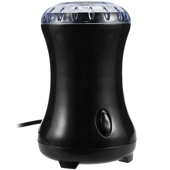 

Household Coffee Grinder Bean Grinding Miller Food-Grade Transparent Cover With Stainless Steel Bowl And Grinding Blades-Eu Plug