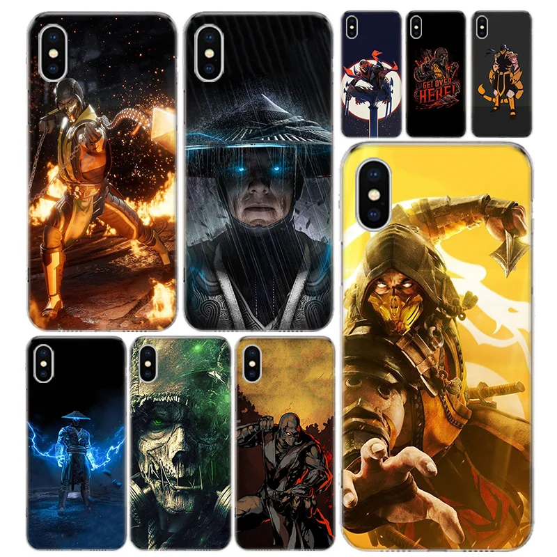 Чехол для телефона Mortal Kombat iPhone 13 11 Pro 12 Mini 7 8 6 6S Plus + XR X XS MAX SE 5 | Мобильные телефоны и