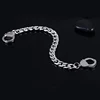 bracelet men's stainless steel handcuffs accessories chain on hand charm Steampunk cuff bracelet punk couple bracelet jewelry ► Photo 2/6