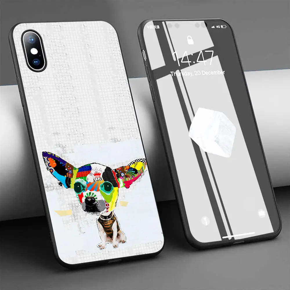 Прозрачный мягкий силиконовый чехол Coque Chihuahua Dog Для iPhone 11 Pro Max X 5S 6 6S XR XS 7 8 Plus для