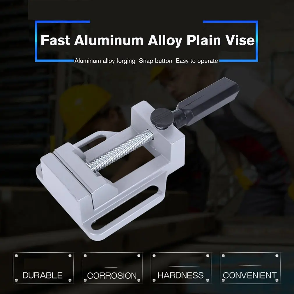 Mini Multifunctional Working Table Drill Milling Machine Parallel-jaw Vice Drill Bench Clamp Vice Worktable For Woodworking