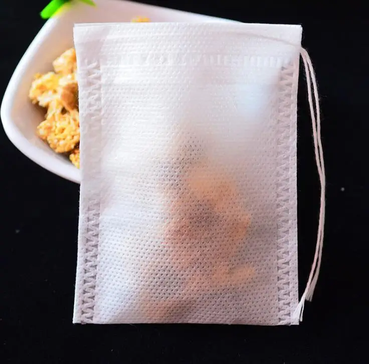 

20000Pcs/Lot Teabags 5.5 x 7CM Empty Tea Bags With String Heal Seal Filter Paper for Herb Loose Tea SN3706