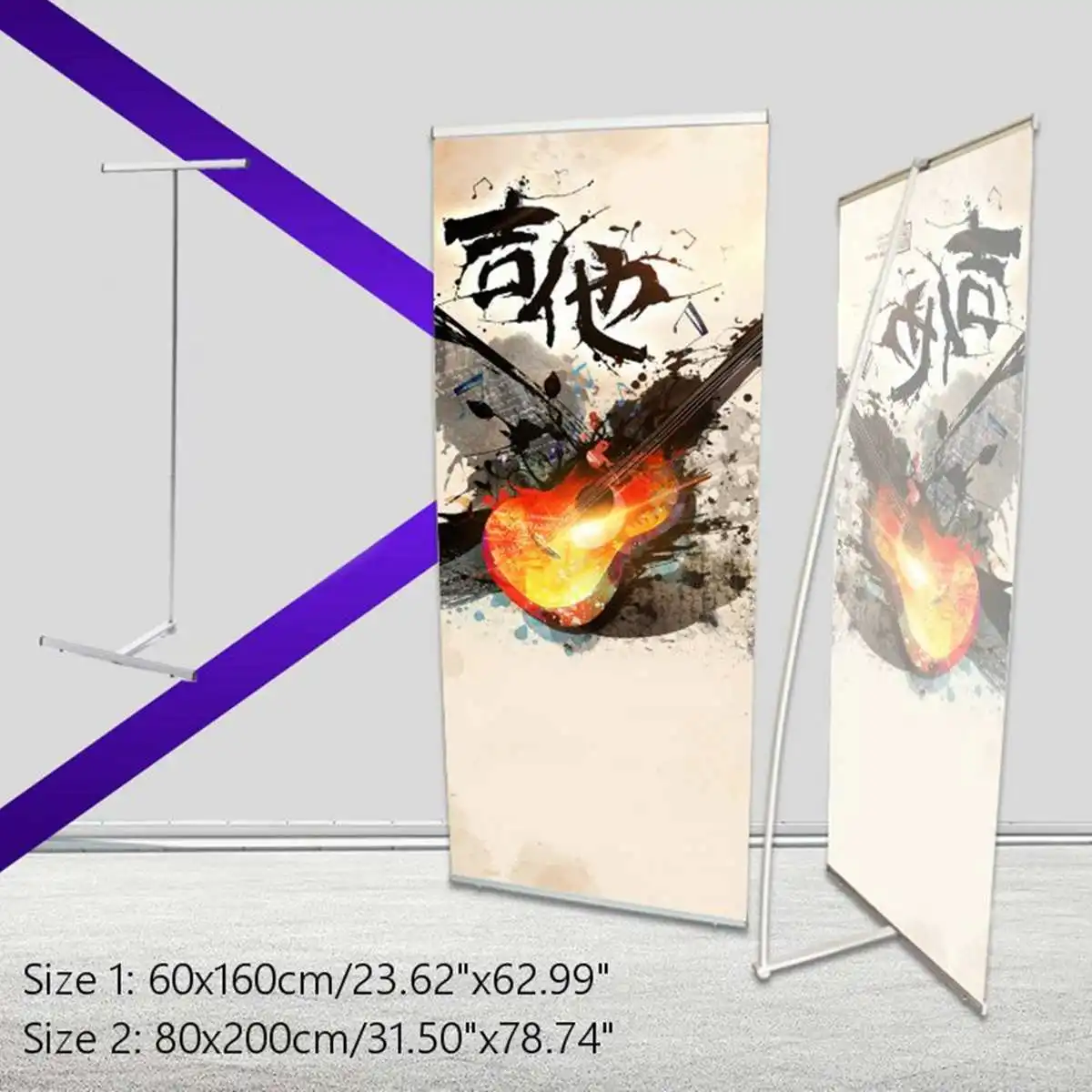Aluminum Alloy Advertising Stand Frame Telescopic Display Rack