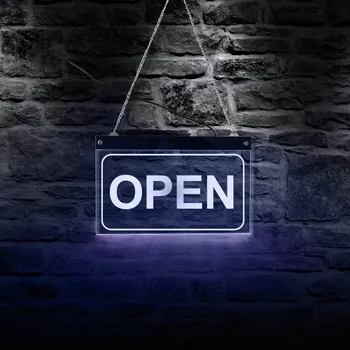 LED 오픈 사인 비즈니스 디스플레이 광고 보드 높은 가시성 전기 디스플레이 사인, 벽 창 상점 바 호텔