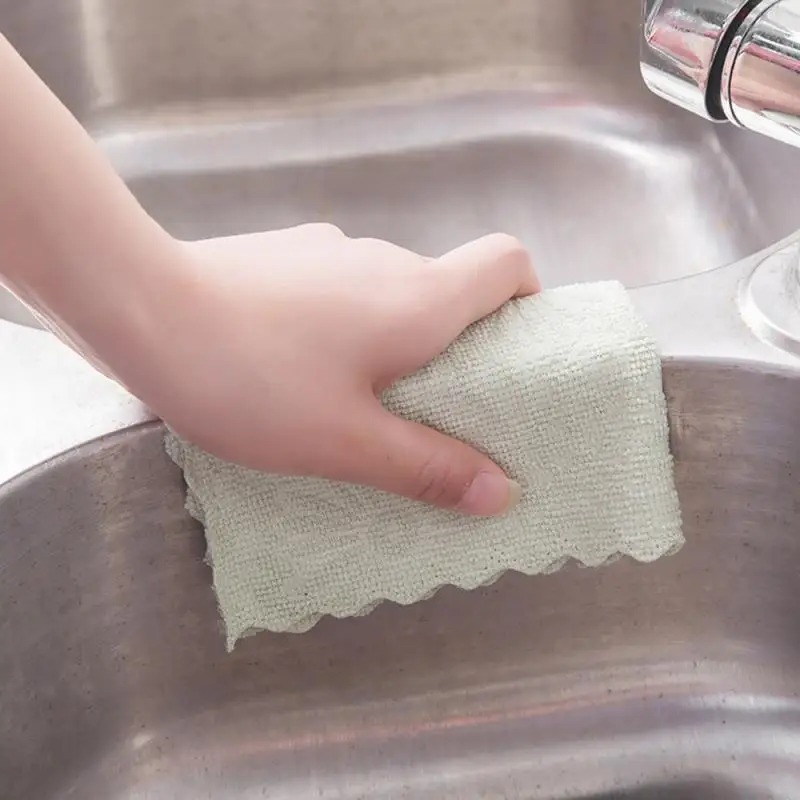1 шт. Бытовая Супер Абсорбирующая ткань для чистки тряпок для автомобилей кухонное полотенце из микрофибры для мытья посуды тряпки для мытья посуды