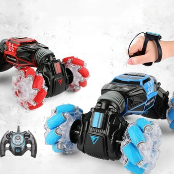 

RC Stunt Car, 4WD 2.4GHz Remote Control Sensor Toy Cars, Double Sided Rotating Off Road Vehicle 360 degree Flips