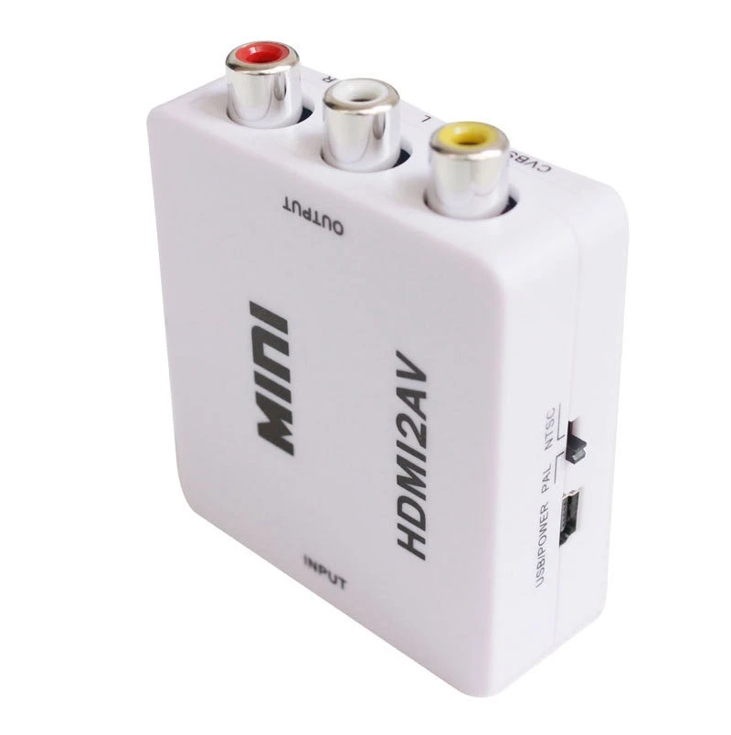 Hdmi в AV конвертер HDMI в 3RCA адаптер 1080P HDMI в AV trichromatic видео мини
