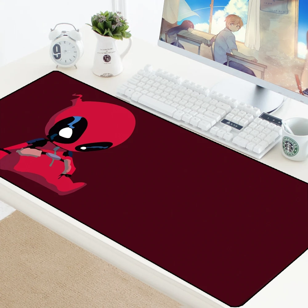 Deadpool высокоскоростной коврик для мыши Большой xl игровой коврик для мыши Lockedge коврик для мыши Клавиатура коврик для мыши большая мышь компьютерные игровые коврики 700x300