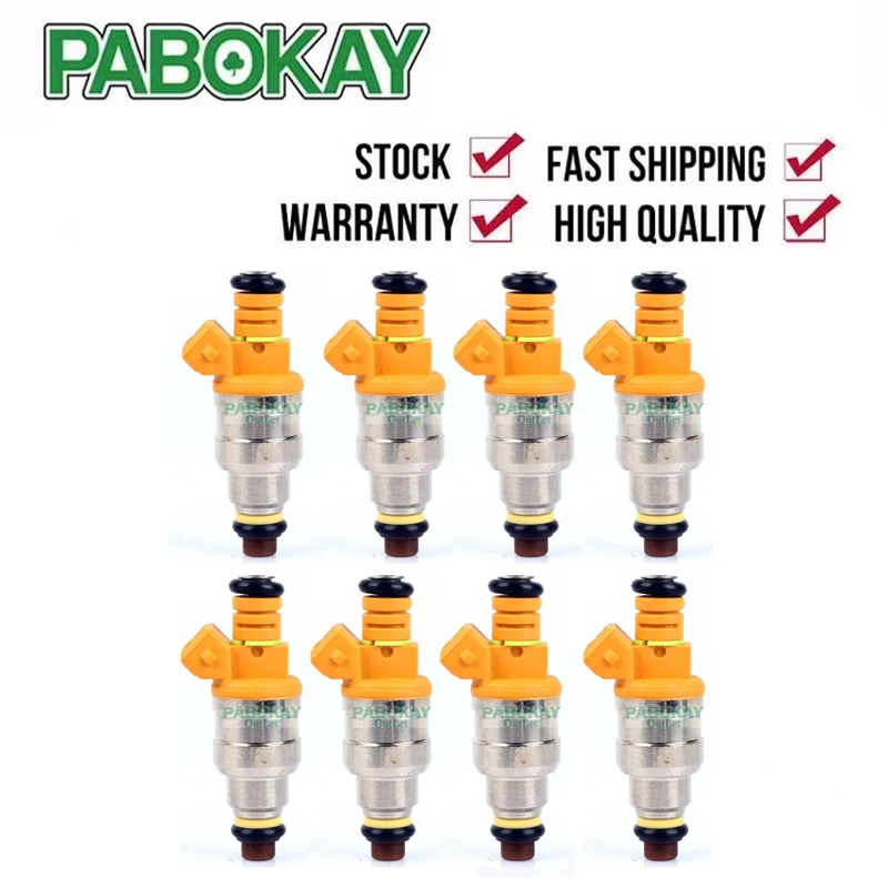 8 шт. x топливный инжектор для Ford E150 Club Wagon 93-02 5 0 4 6 0280150943 0280150909 0280150556 0280150939 0280150718 |