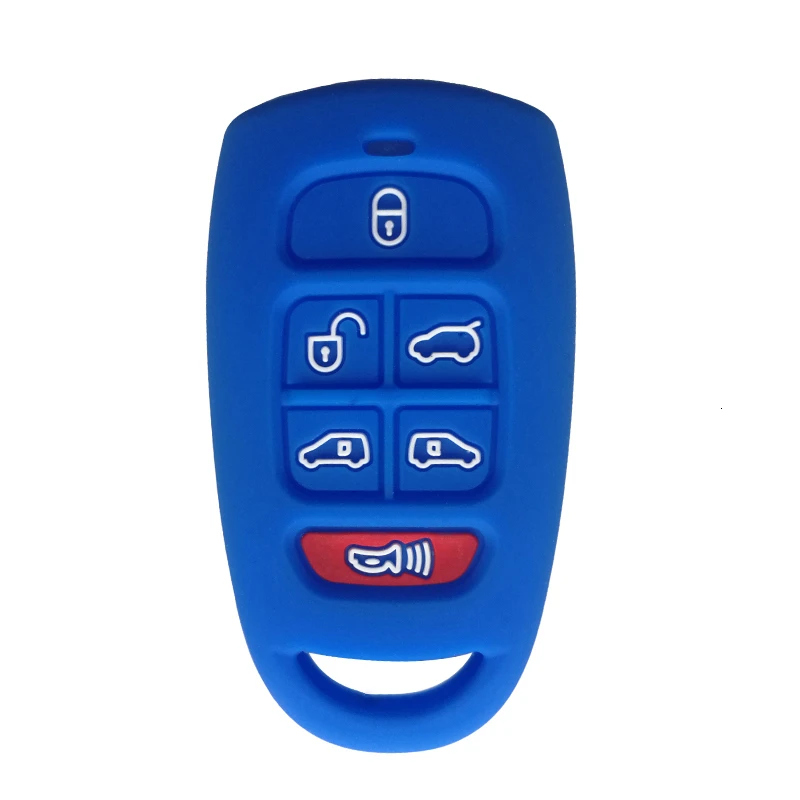 Силикагель чехол для ключей Крышка для Kia Sedona Mini Van ключ крышка Крышка для hyundai 6 кнопок дистанционного управления ключ держатель оболочки