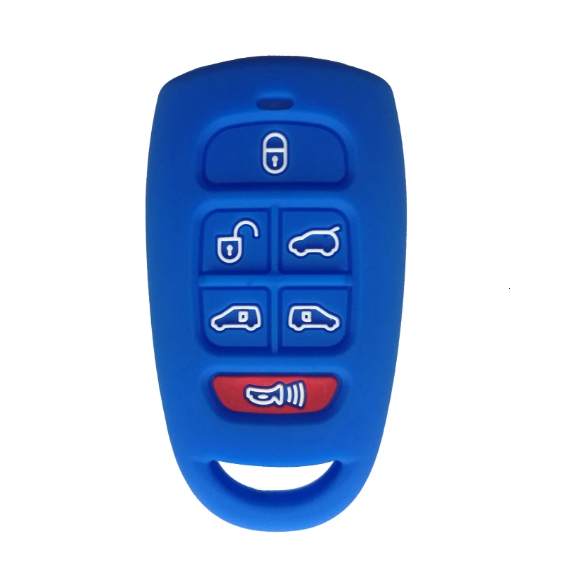 Silica Gel Case For Keys Cover For Kia Sedona Mini Van Key Cover Cap For For Hyundai 6  Buttons Remote Control Key Holder Shell
