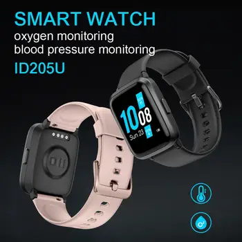 

2020 New ID205U Smart Watch Blood Pressure Blood Oxygen Monitor Fitness Tracker