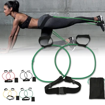 

Fitness Booty Bands Set Women Booty Butt Resistance Bands Adjustable Waist Belt Exerciser for Glutes Muscle Workout Equipments