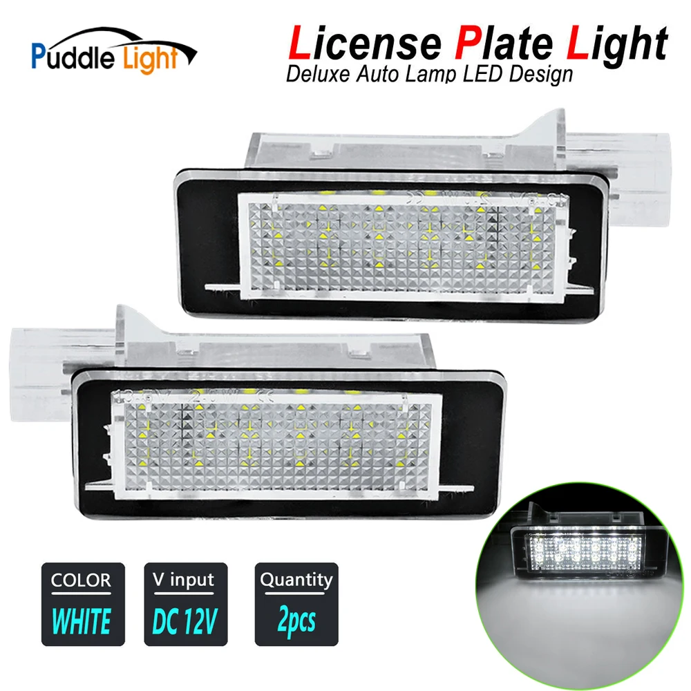 

LED Number License Plate Light For Renault Captur J5 Fluence Zoe BFM Laguna 2 3 Espace 4 Grand Scenic 2 3 Latitude Dacia Lodgy